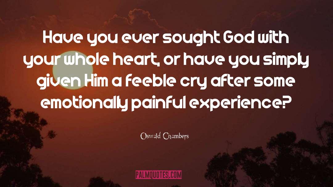 God Fellowship quotes by Oswald Chambers