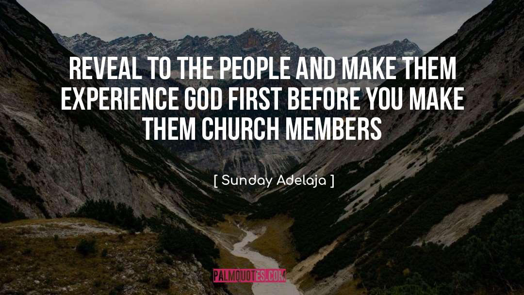 God First quotes by Sunday Adelaja