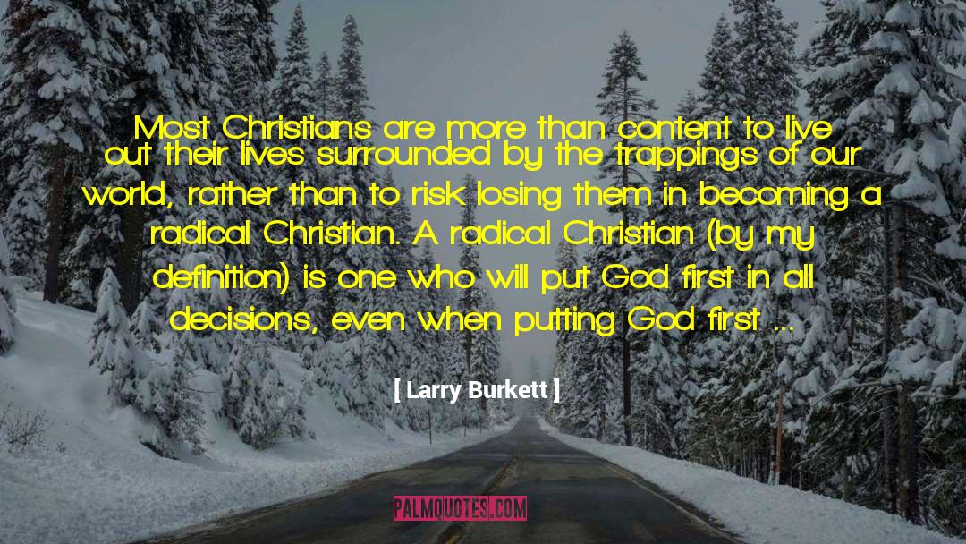 God First quotes by Larry Burkett