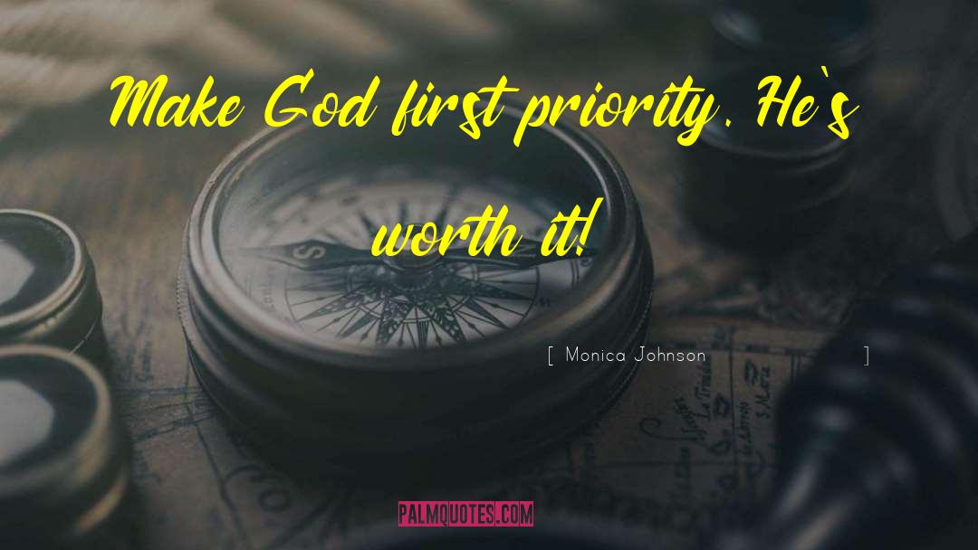 God First quotes by Monica Johnson