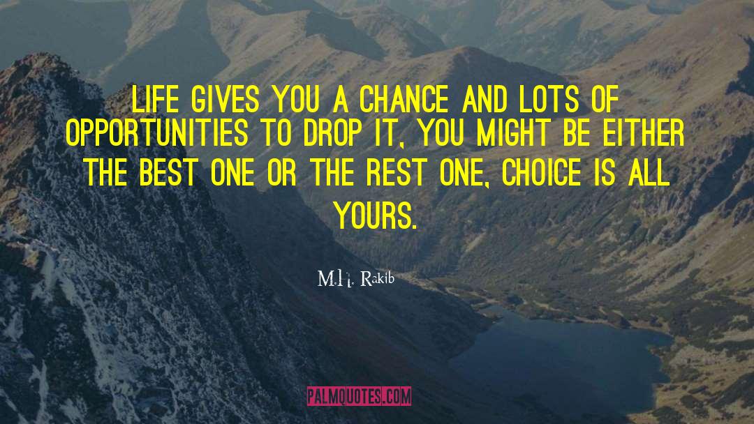 God Gives Opportunities quotes by M.H. Rakib