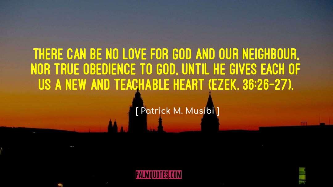 God Gives Opportunities quotes by Patrick M. Musibi