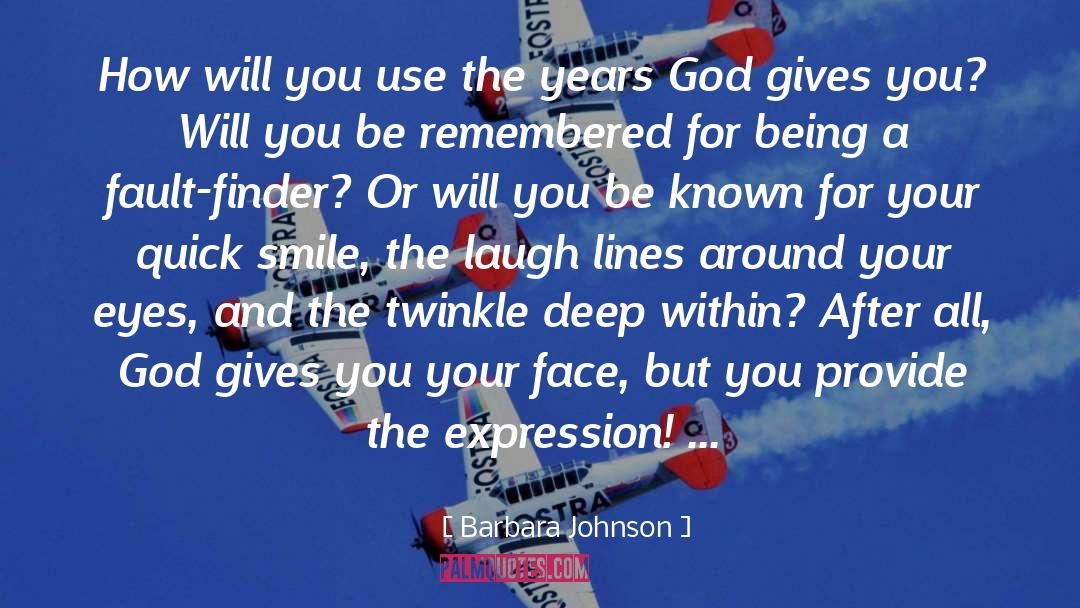 God Gives quotes by Barbara Johnson