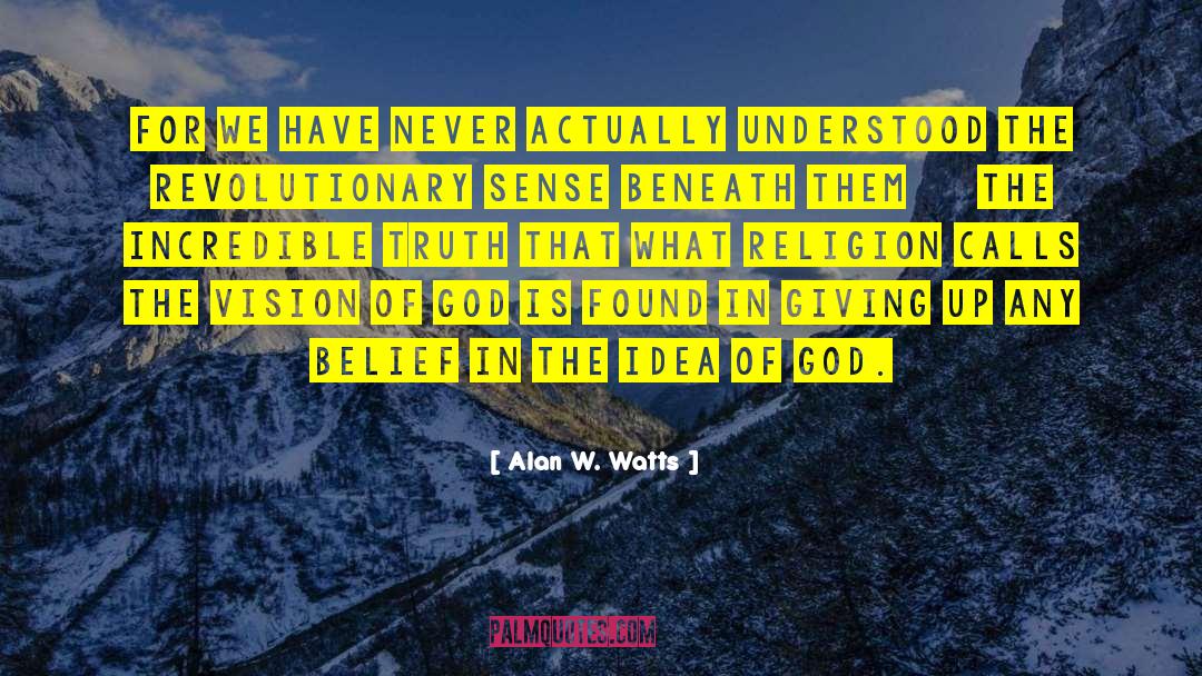 God Giving quotes by Alan W. Watts
