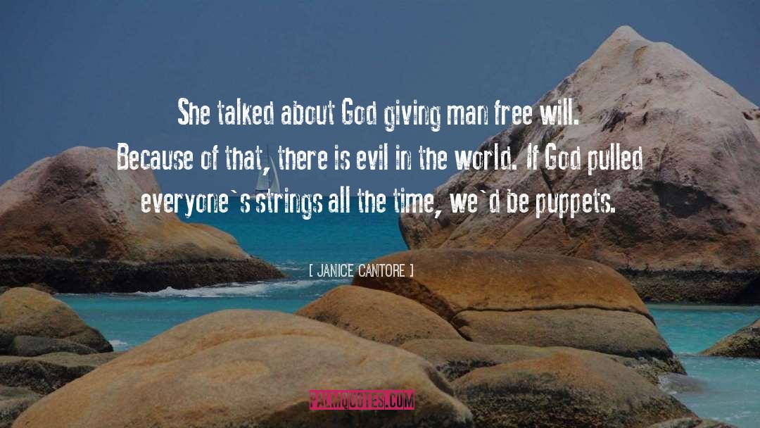 God Giving quotes by Janice Cantore