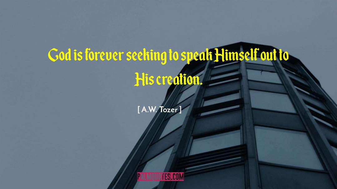 God Hiimself quotes by A.W. Tozer