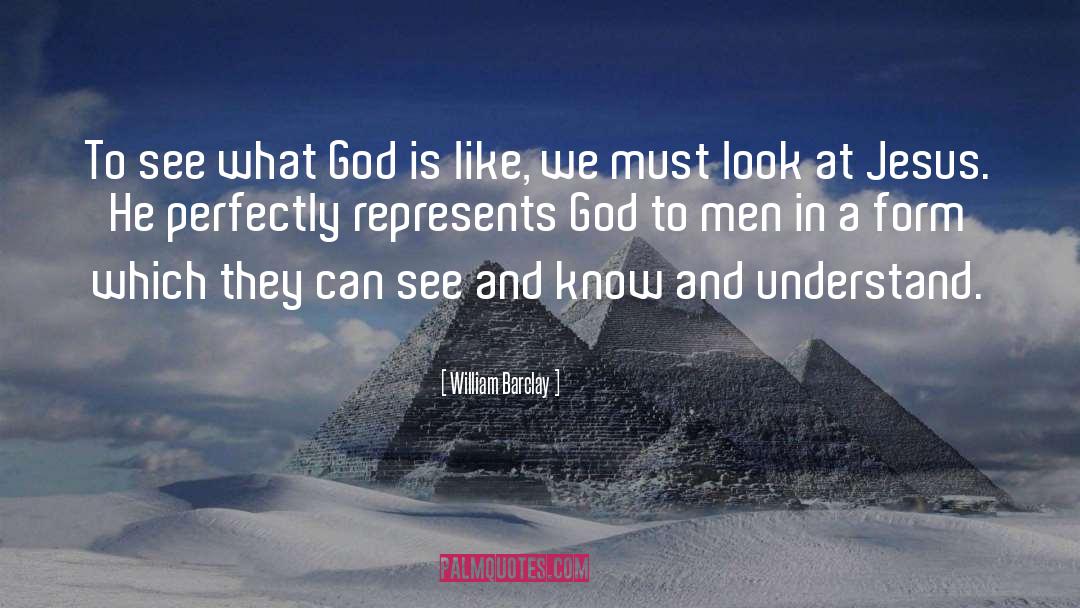 God Image quotes by William Barclay