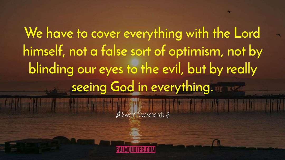 God In Everything quotes by Swami Vivekananda