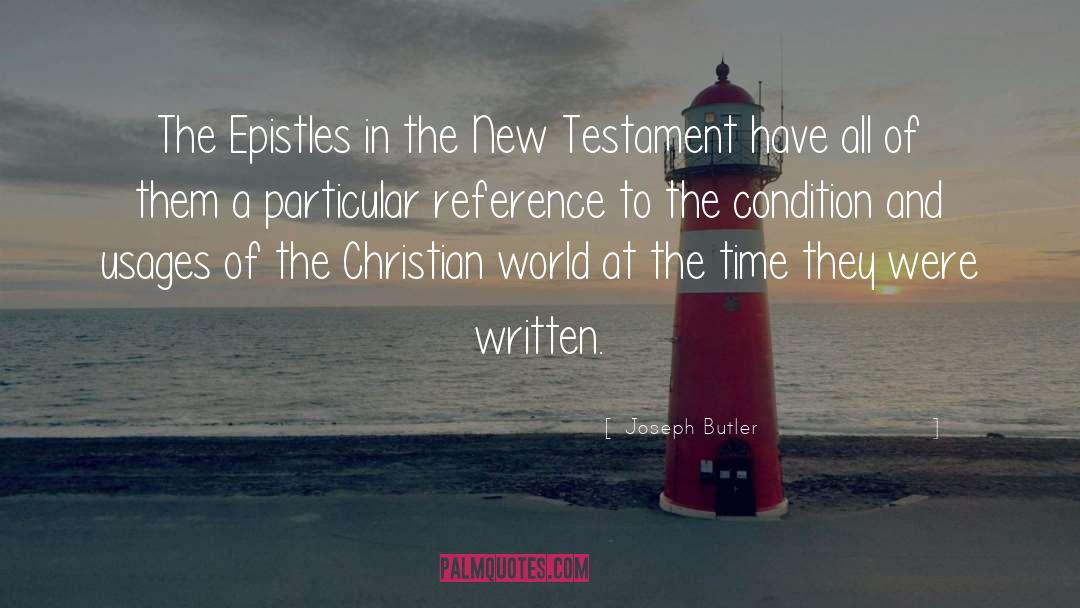 God In The New Testament quotes by Joseph Butler