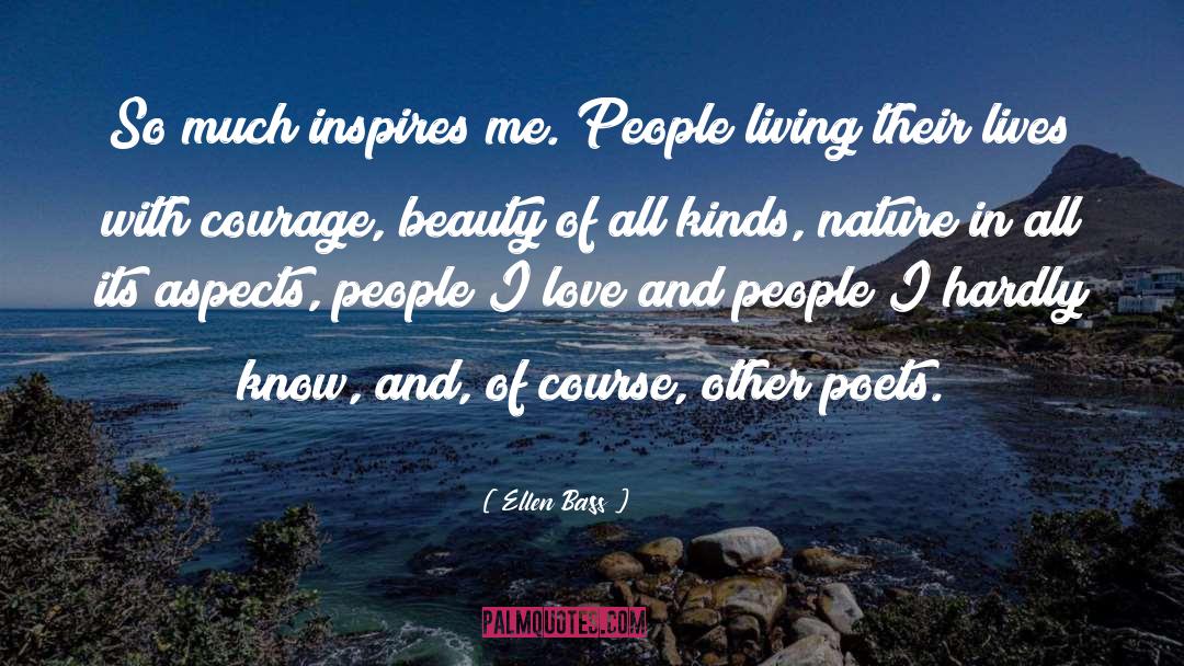 God Inspires Me quotes by Ellen Bass