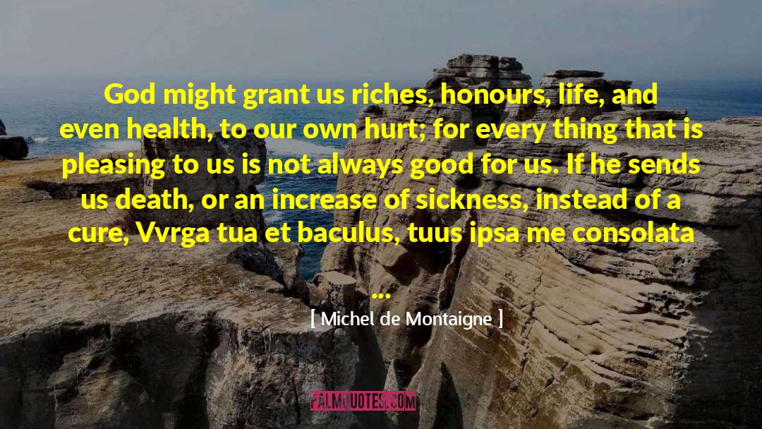 God Is A Good Provider quotes by Michel De Montaigne