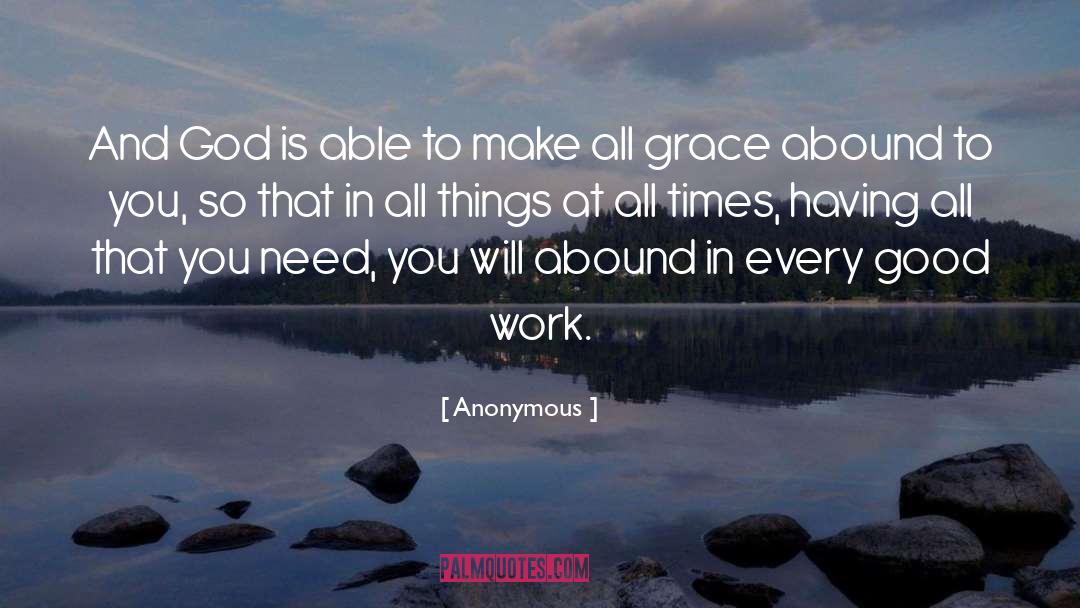 God Is Able quotes by Anonymous