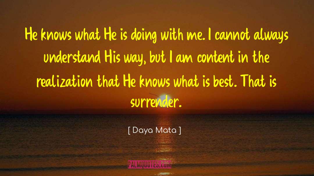 God Is Always In Control quotes by Daya Mata
