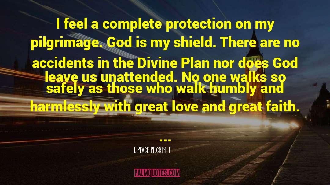 God Is My Shield quotes by Peace Pilgrim