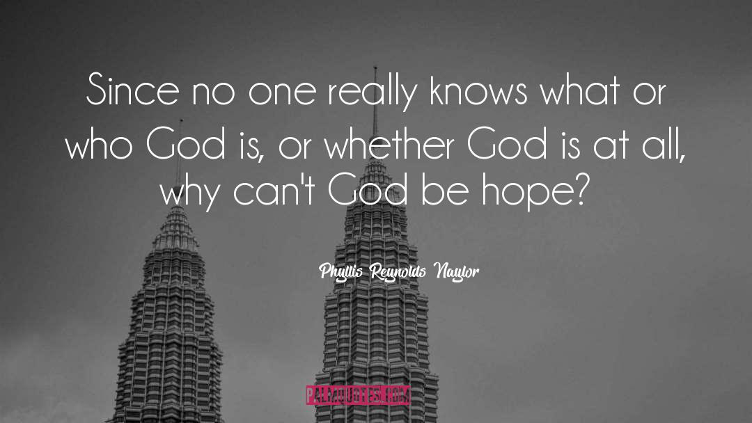 God Is Real quotes by Phyllis Reynolds Naylor