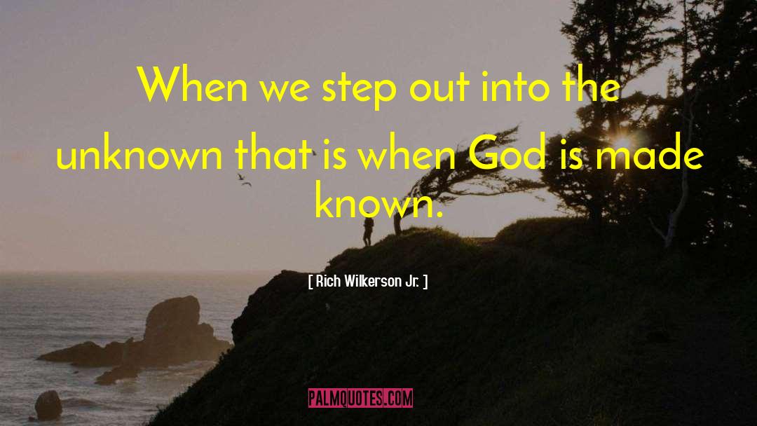 God Is There quotes by Rich Wilkerson Jr.