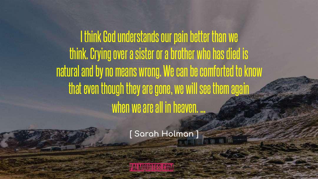 God Is Ultimate quotes by Sarah Holman