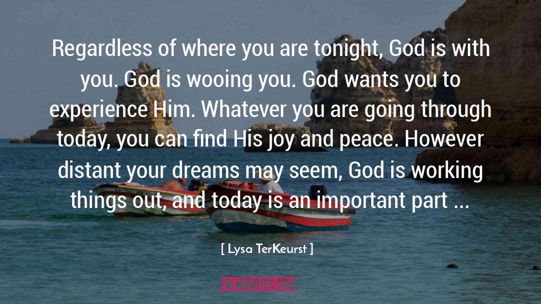 God Is With You quotes by Lysa TerKeurst