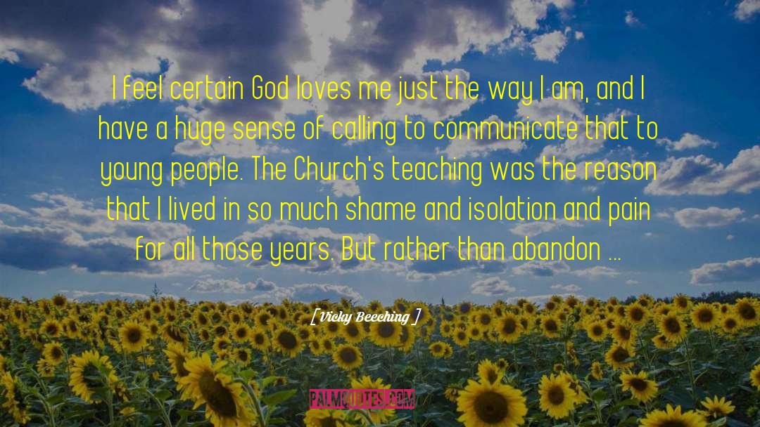 God Loves Me quotes by Vicky Beeching