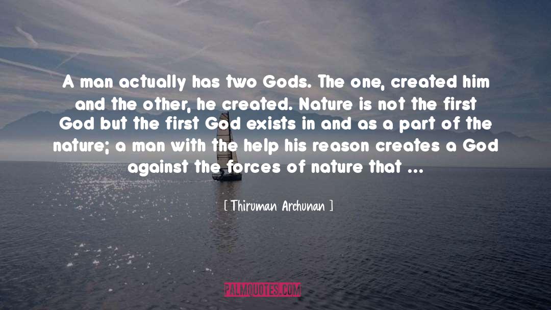 God Nature quotes by Thiruman Archunan