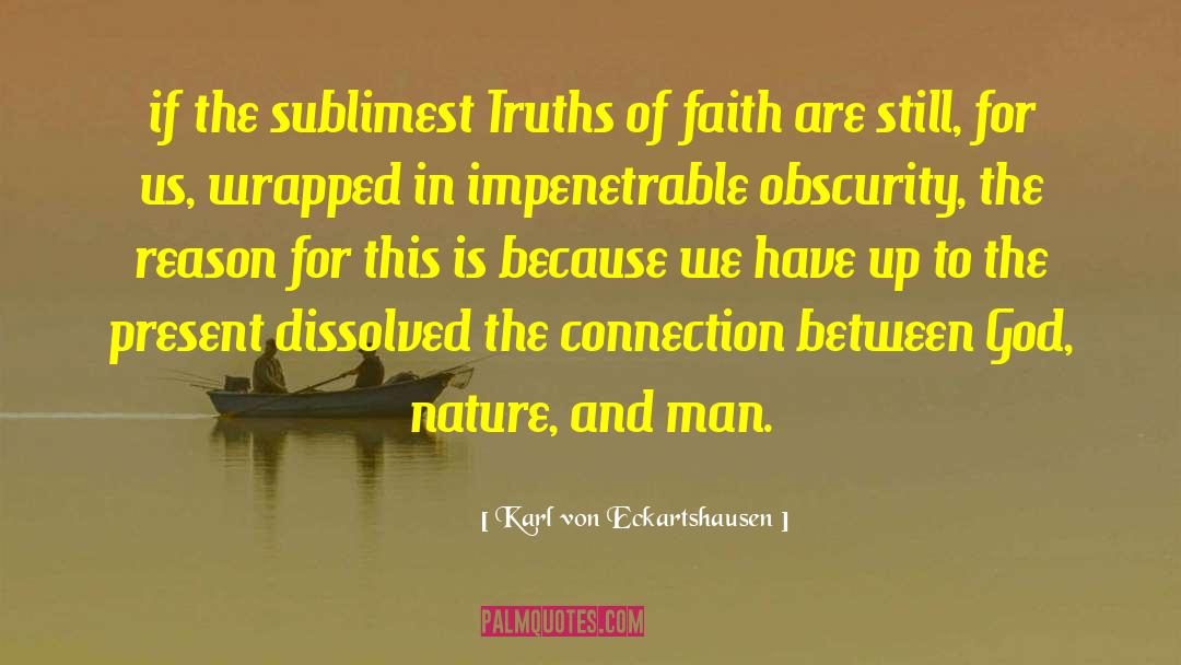 God Nature quotes by Karl Von Eckartshausen