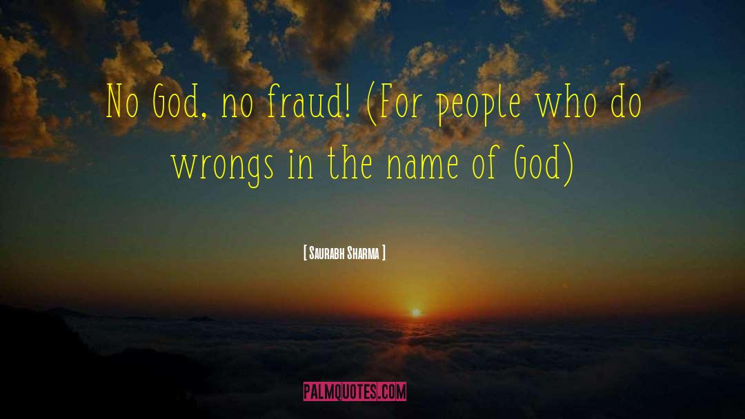 God No quotes by Saurabh Sharma