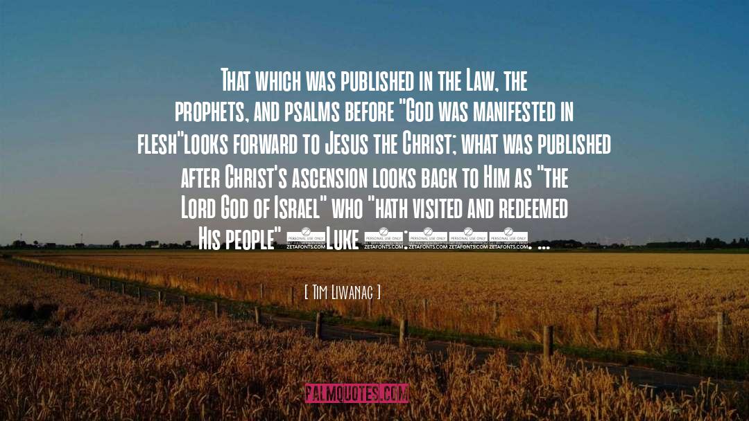 God Of Israel quotes by Tim Liwanag