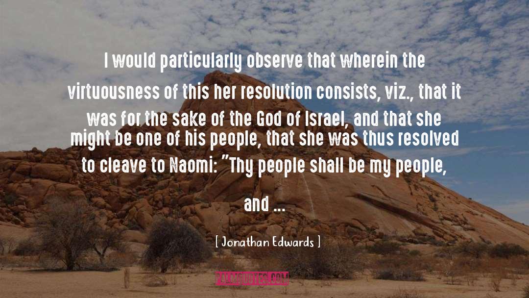 God Of Israel quotes by Jonathan Edwards