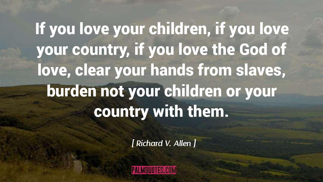 God Of Love quotes by Richard V. Allen