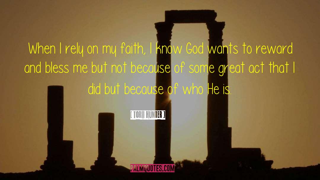 God On Trial quotes by Torii Hunter