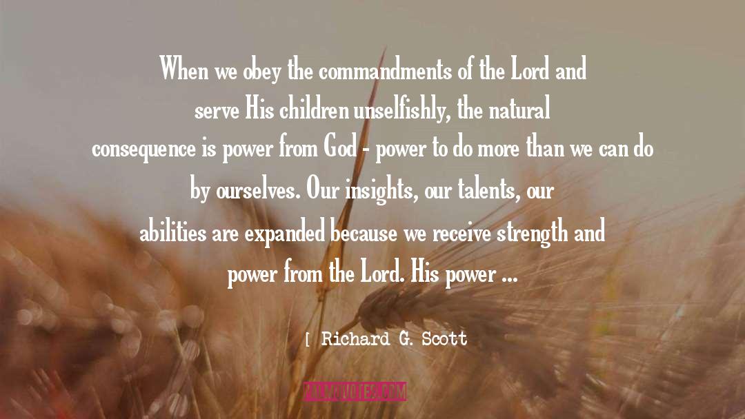 God Power quotes by Richard G. Scott