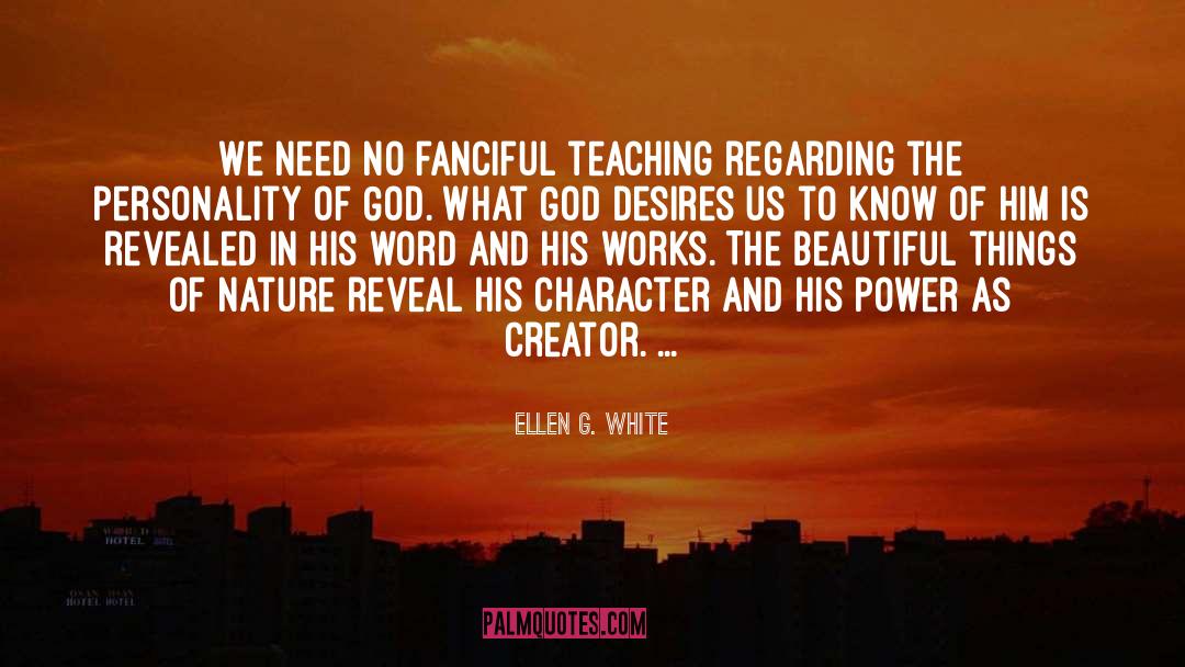 God Power quotes by Ellen G. White
