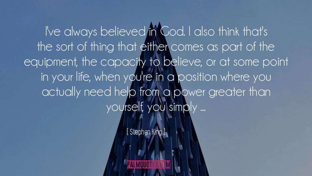 God Power quotes by Stephen King