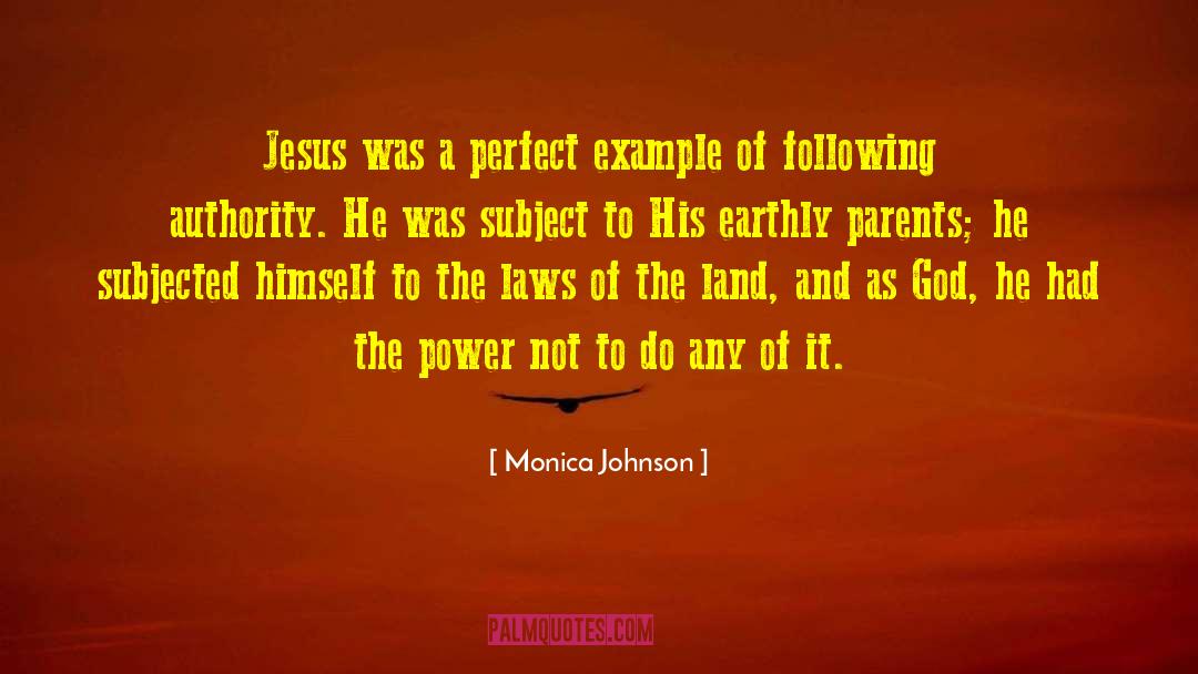 God Power quotes by Monica Johnson