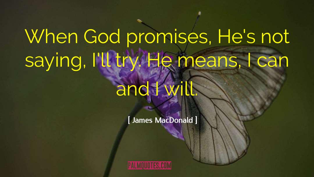 God Promises quotes by James MacDonald