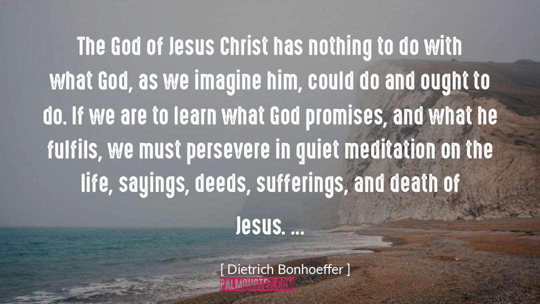 God Promises quotes by Dietrich Bonhoeffer