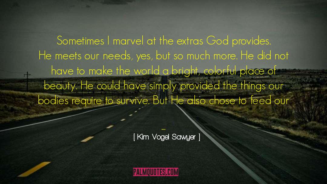 God Provides quotes by Kim Vogel Sawyer