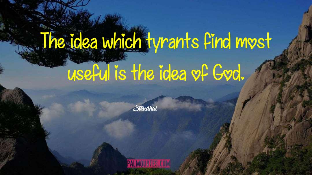 God Religion quotes by Stendhal