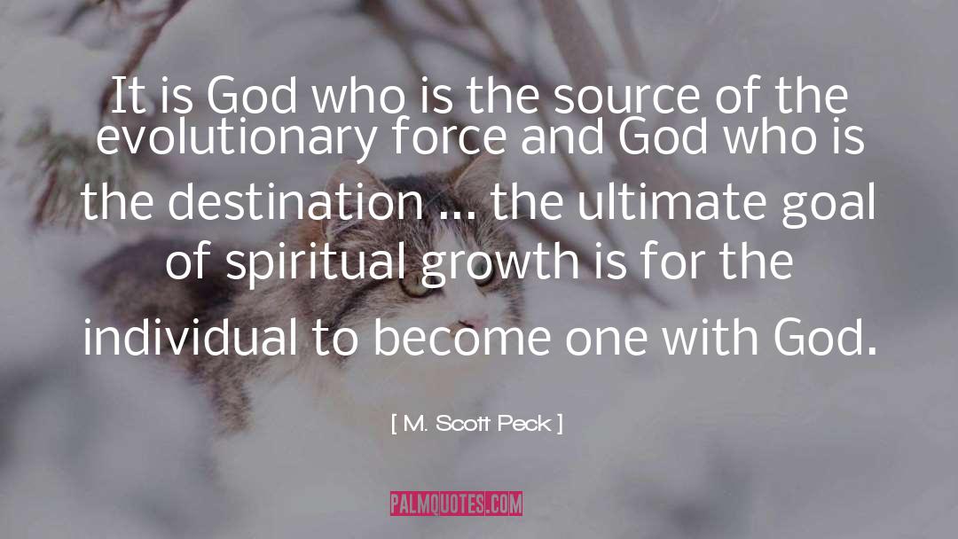 God Religion Spiritual Growth quotes by M. Scott Peck
