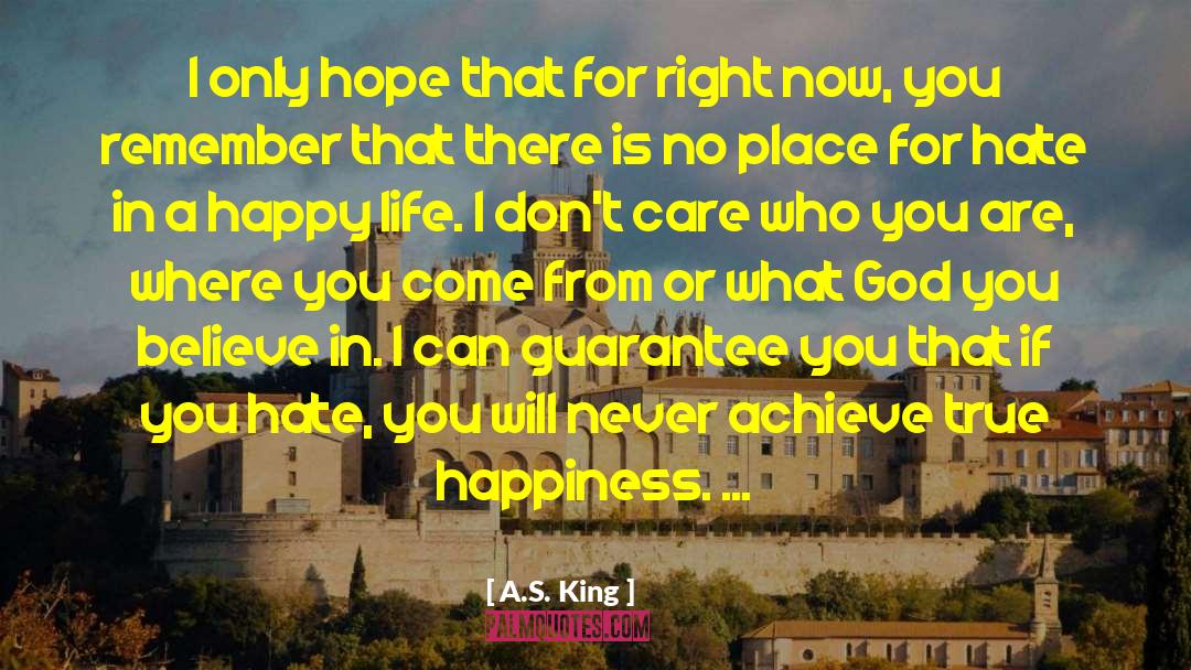God S Blessings quotes by A.S. King