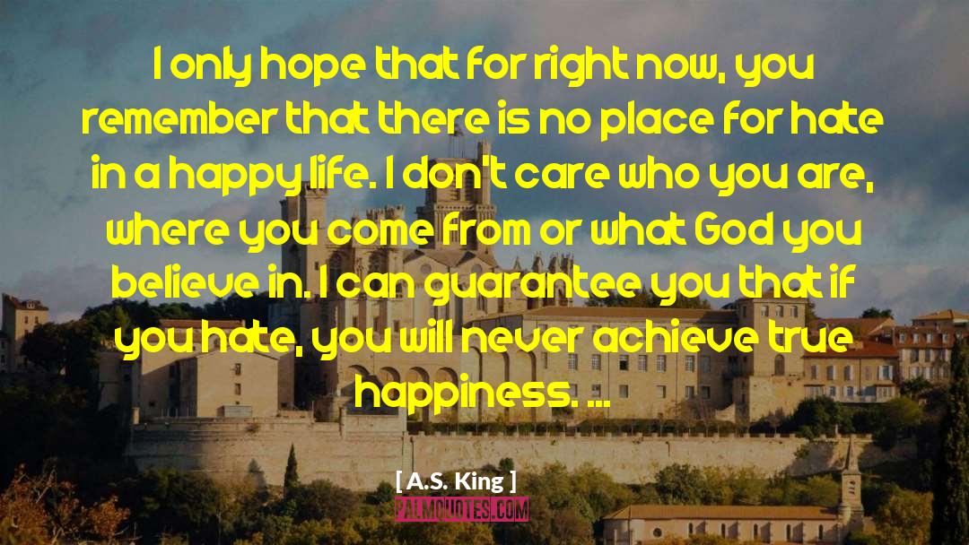 God S Character quotes by A.S. King