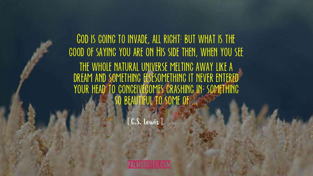 God S Dilema quotes by C.S. Lewis