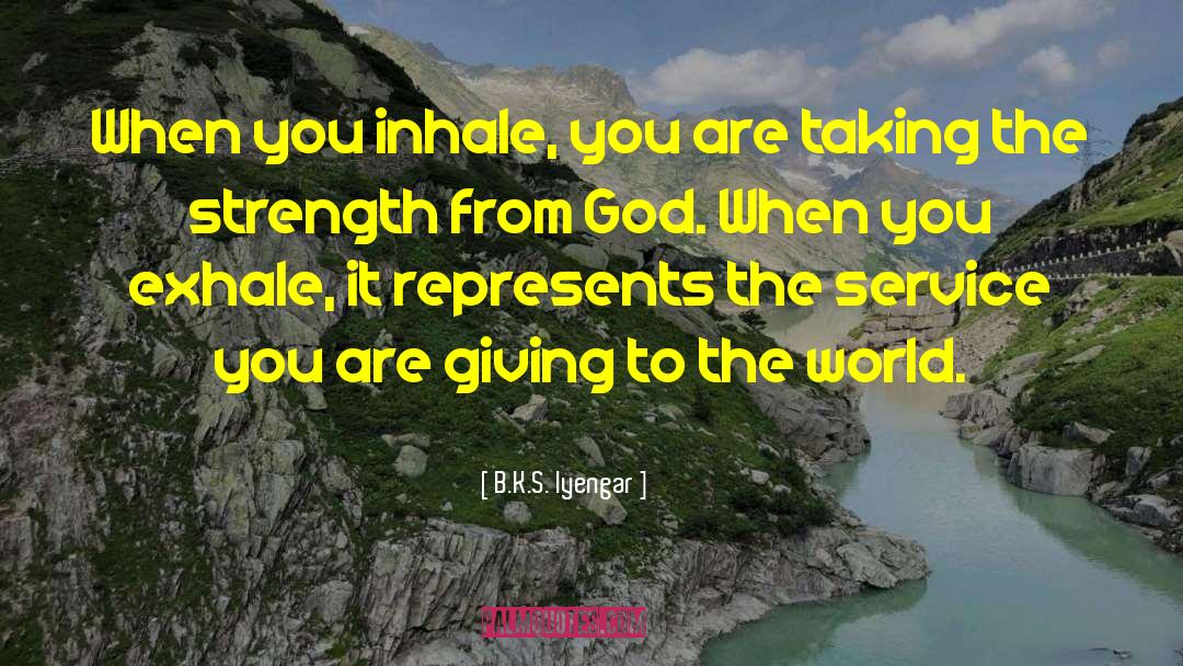 God S Existence quotes by B.K.S. Iyengar