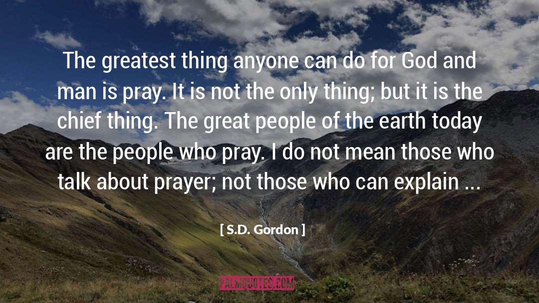 God S Identity quotes by S.D. Gordon