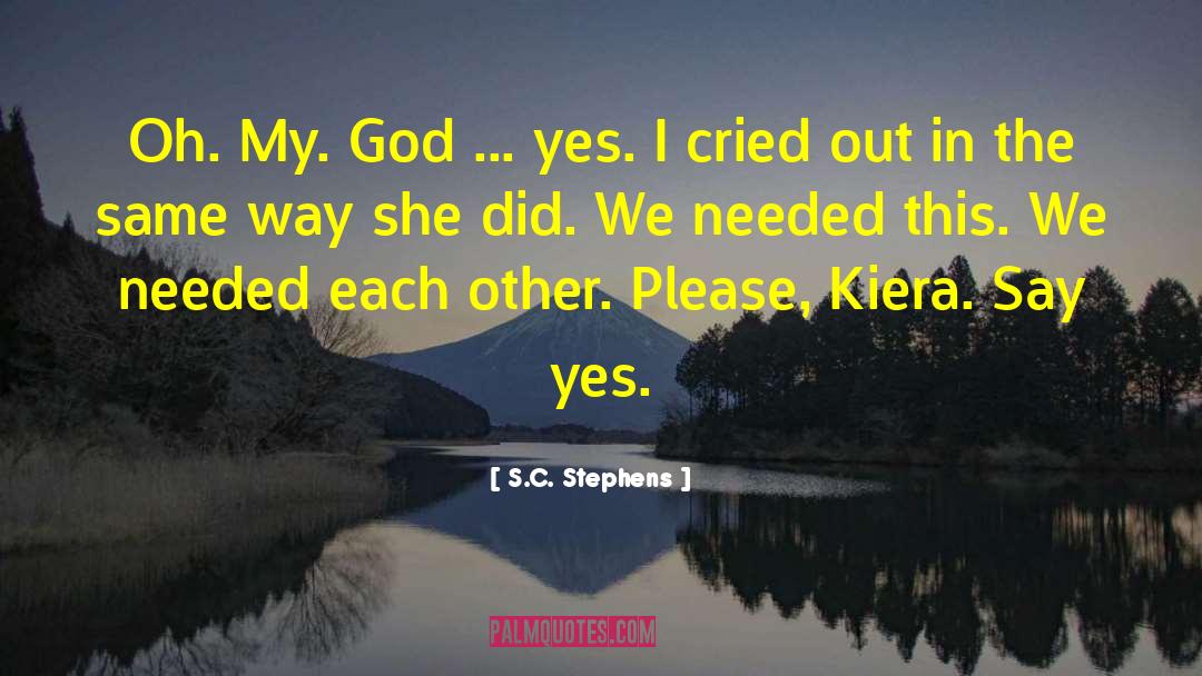 God S Name quotes by S.C. Stephens