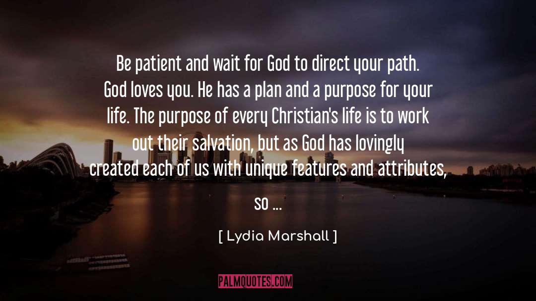 God S Plan quotes by Lydia Marshall