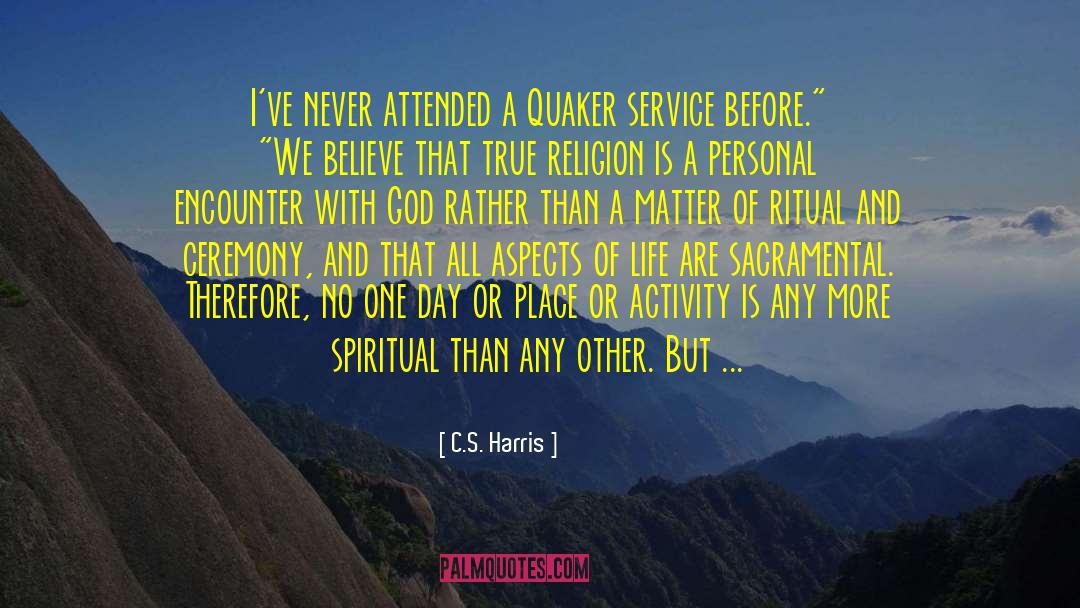 God S Sovereignty quotes by C.S. Harris