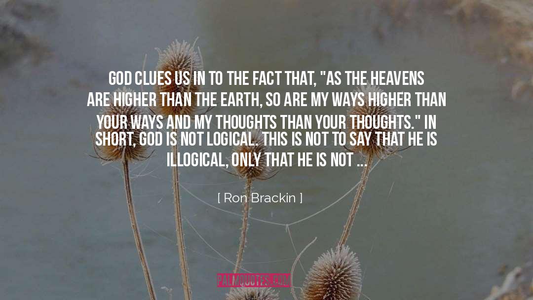 God S Ways quotes by Ron Brackin