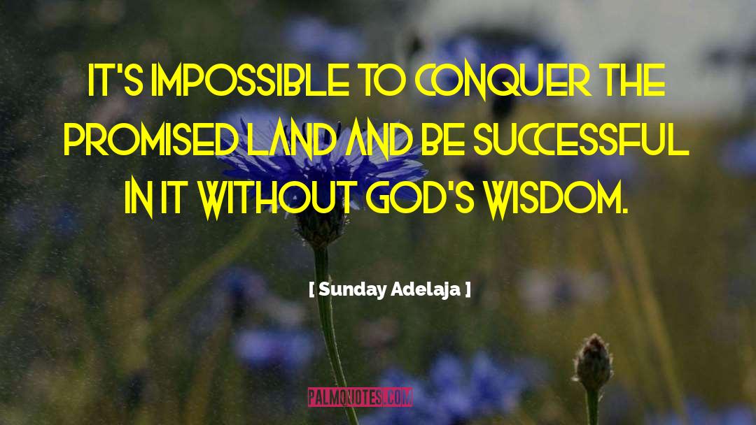 God S Wisdom quotes by Sunday Adelaja