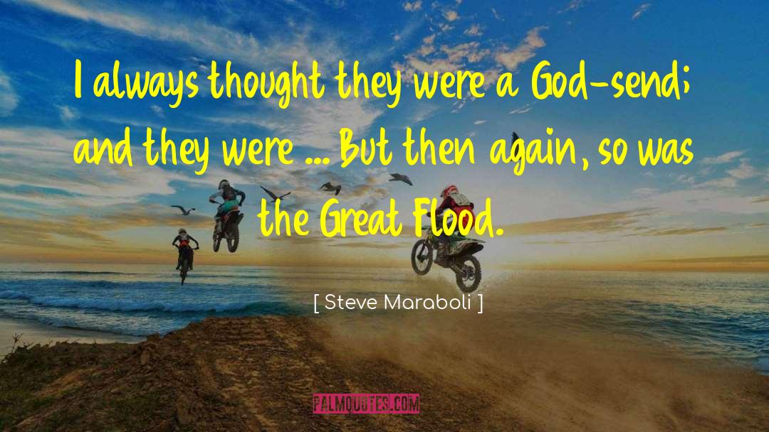 God Send quotes by Steve Maraboli